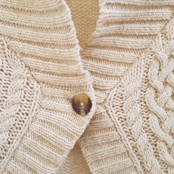 Aeropostale Wool-Blend Cropped Cardigan - Picture 2 of 3